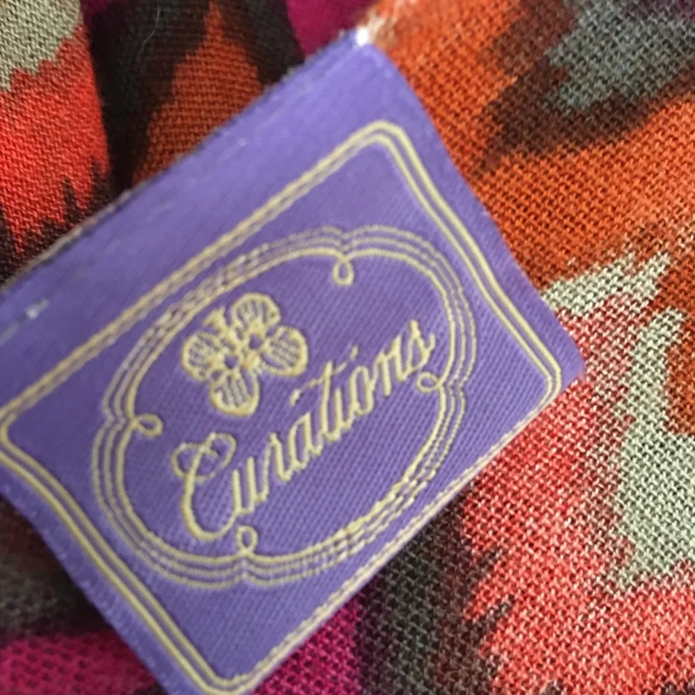 Curations by Stefanie Greenfield colorful scarf